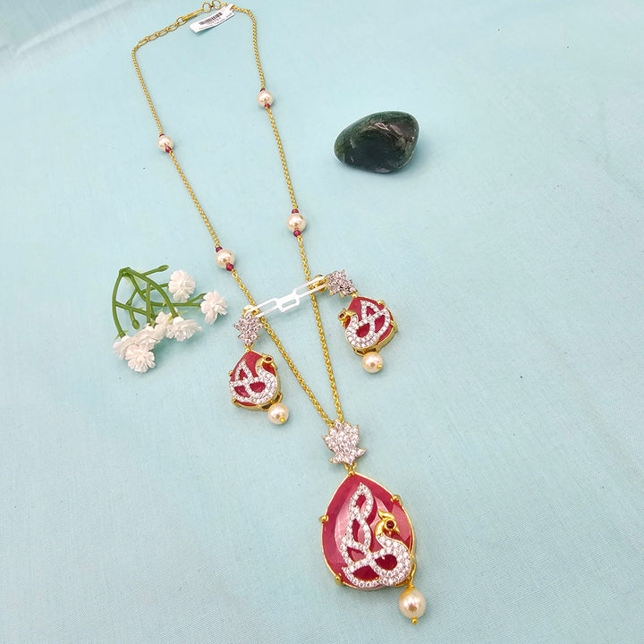 Silver Chains/ Pendant Set