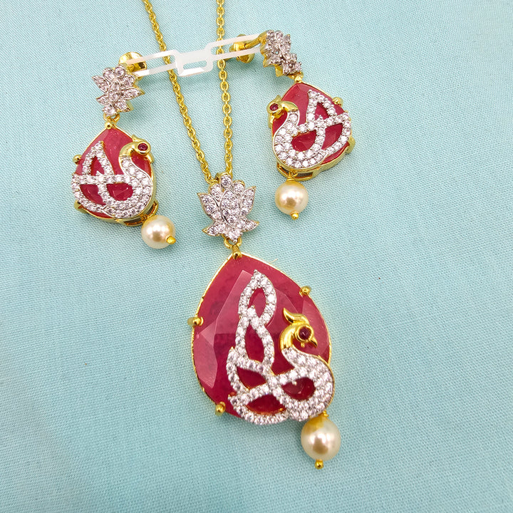 Silver Chains/ Pendant Set