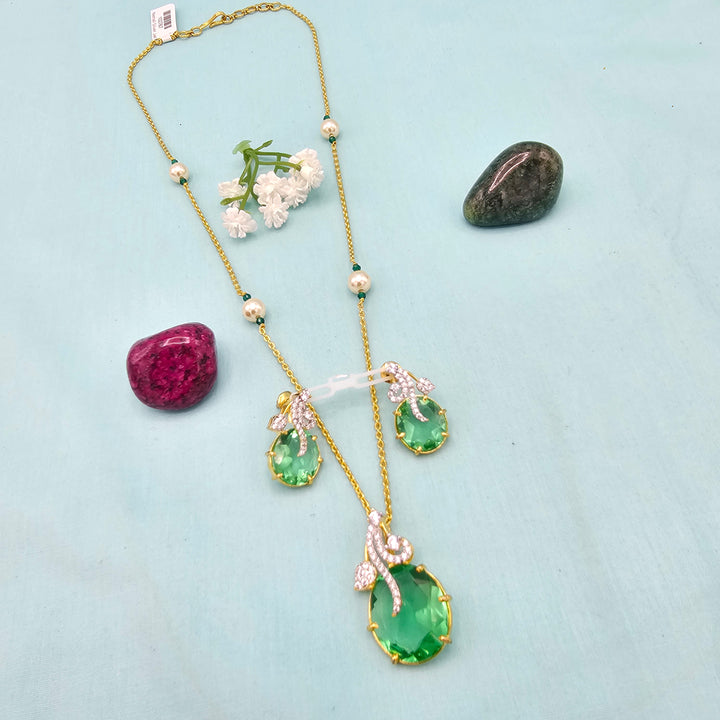 Silver Chains/ Pendant Set