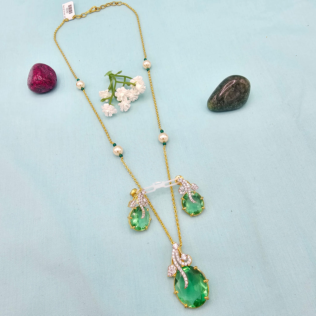 Silver Chains/ Pendant Set