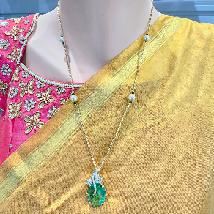 Silver Chains/ Pendant Set