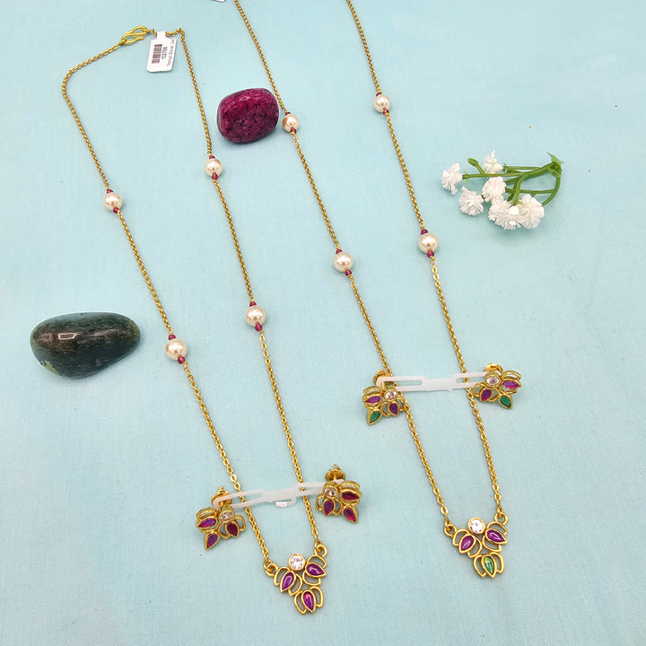 Silver Chains/ Pendant Set