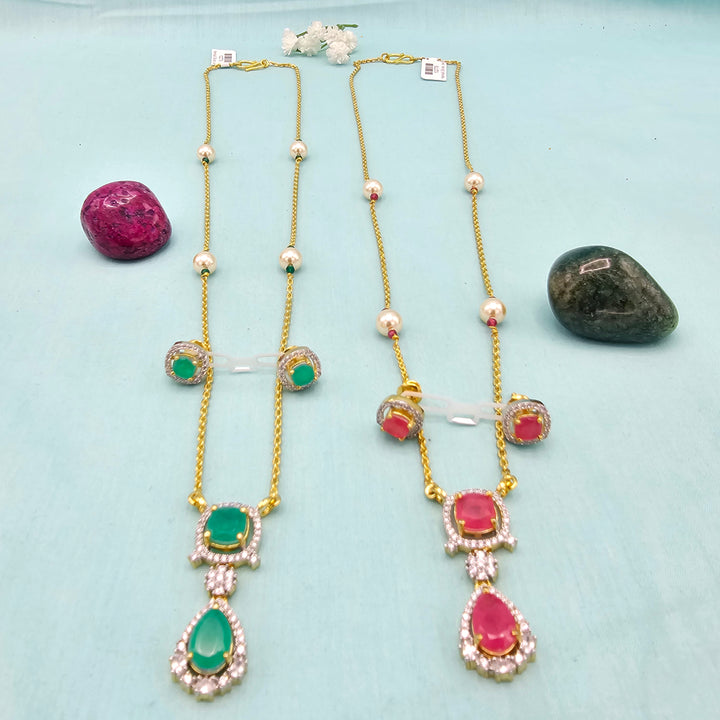 Silver Chains/ Pendant Set
