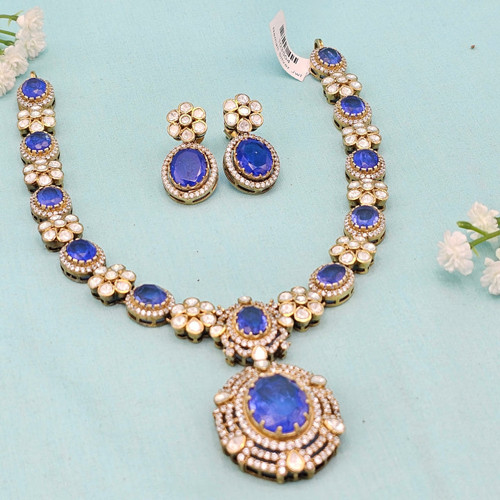 Polki Tanzanite Necklace