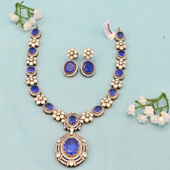 Polki Tanzanite Necklace
