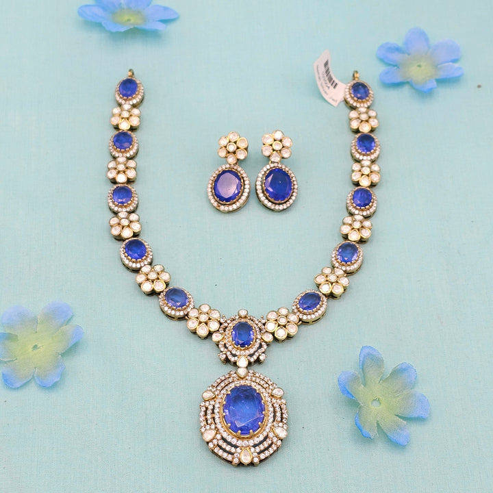 Polki Tanzanite Necklace
