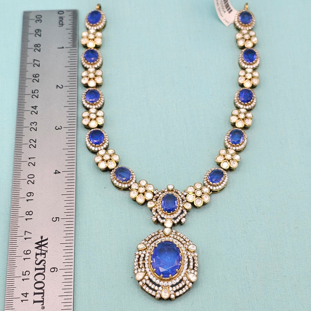 Polki Tanzanite Necklace