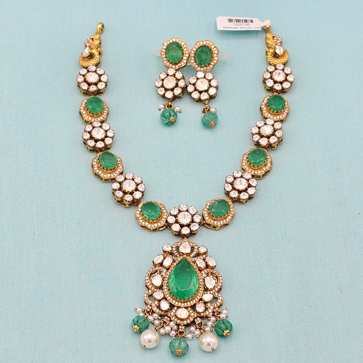 Moissanite Emerald Necklace