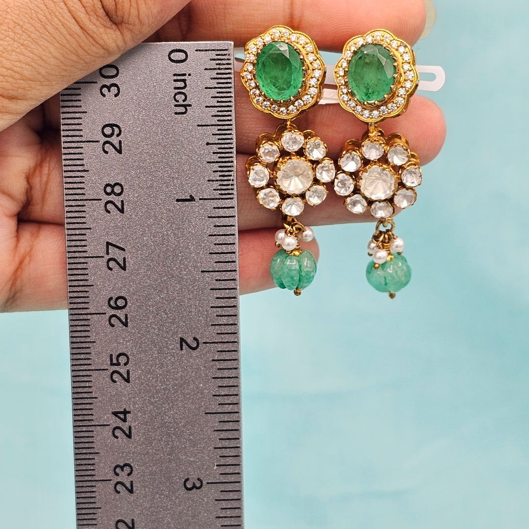Moissanite Emerald Necklace
