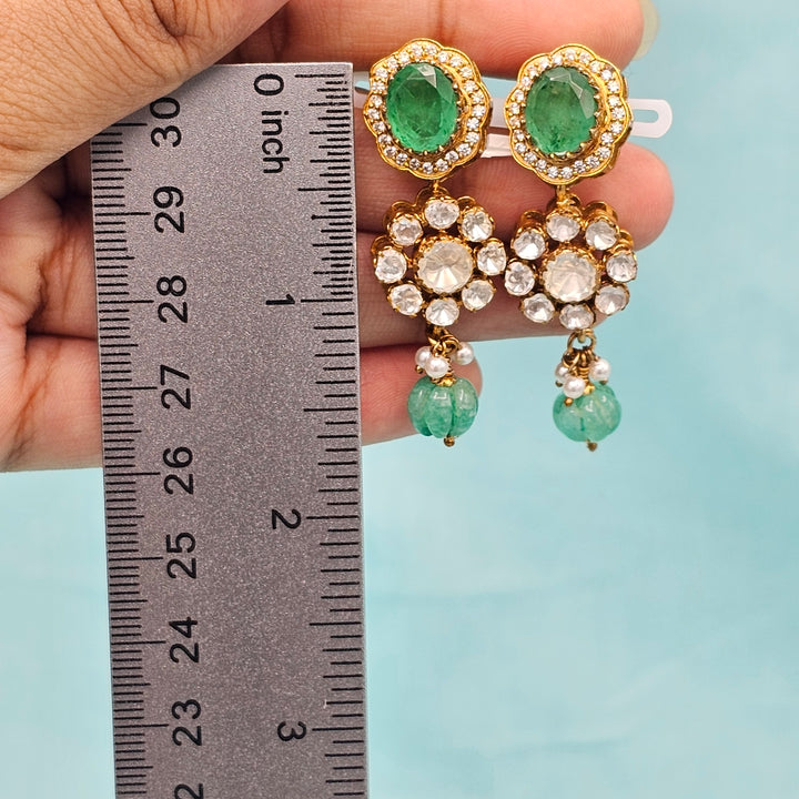 Moissanite Emerald Necklace