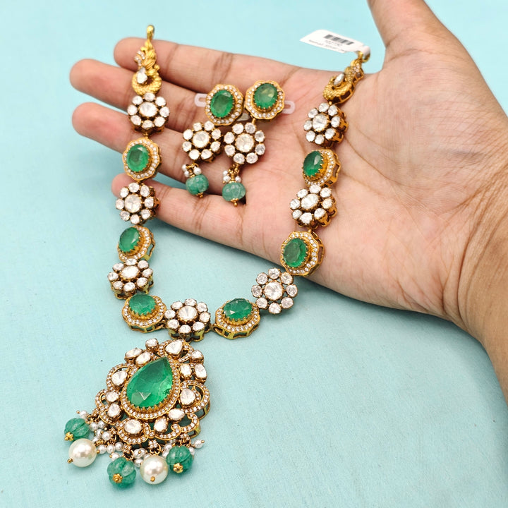 Moissanite Emerald Necklace