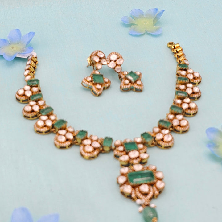 Silver Polki Kantey set