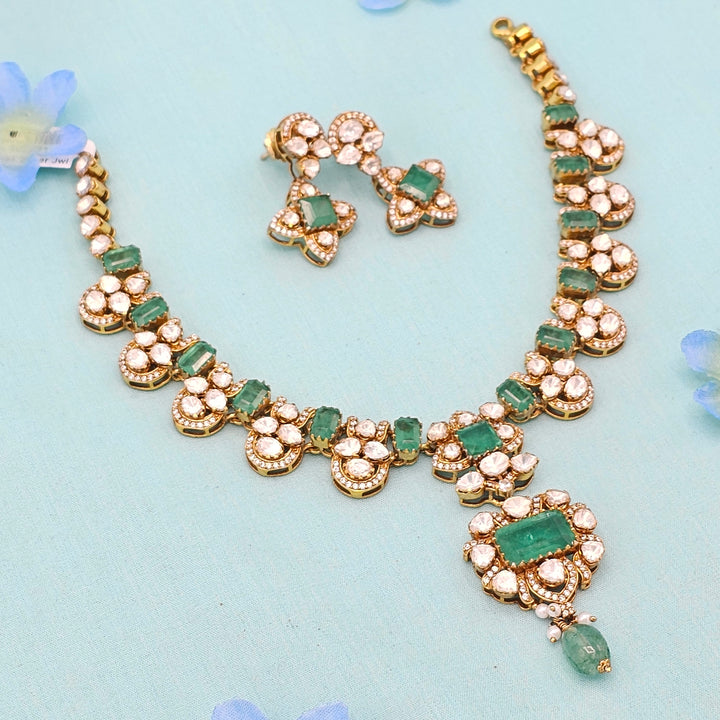 Silver Polki Kantey set