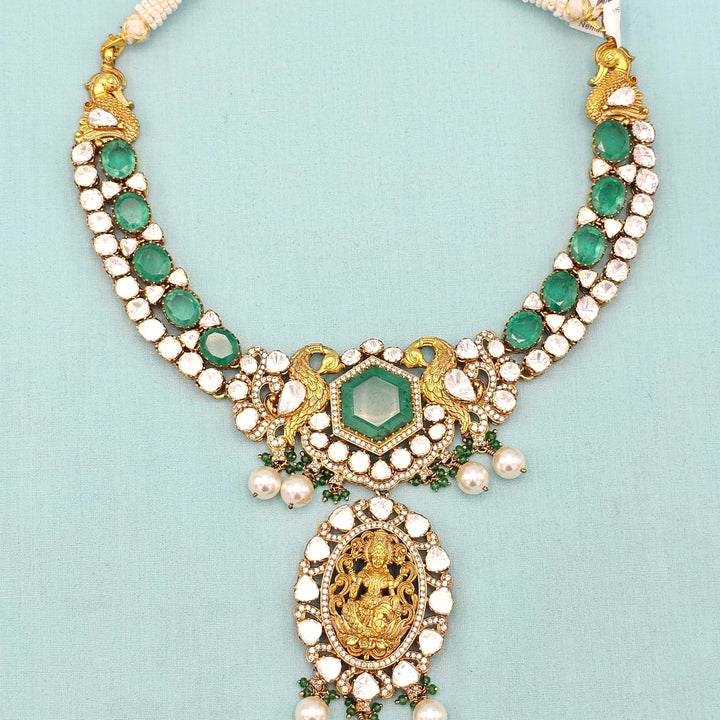 Indian polki Temple jewelry