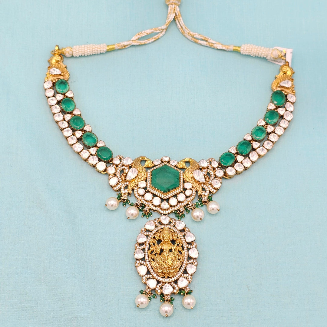 Indian polki Temple jewelry