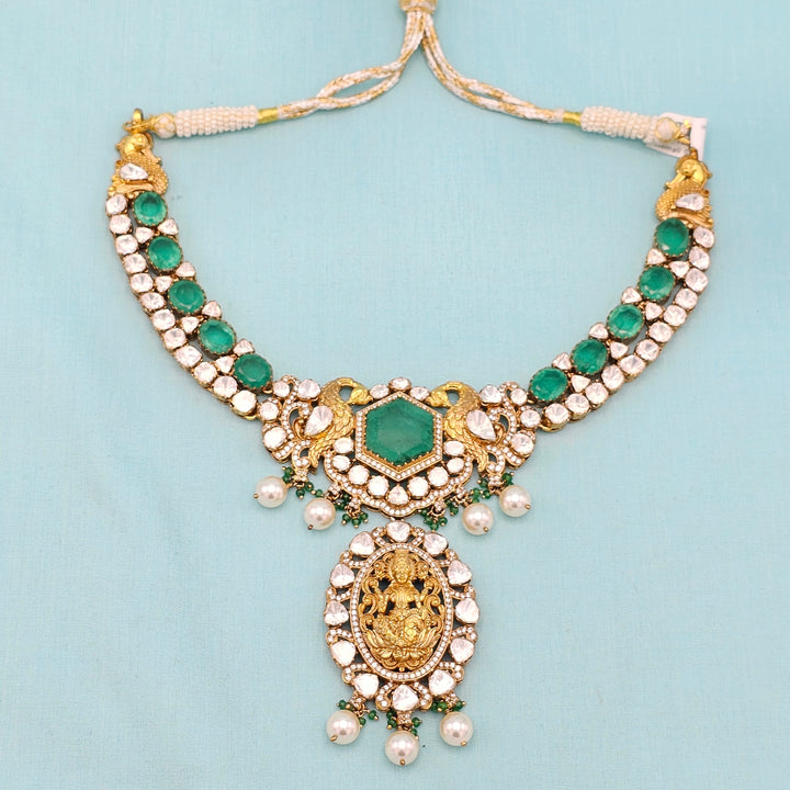 Indian polki Temple jewelry