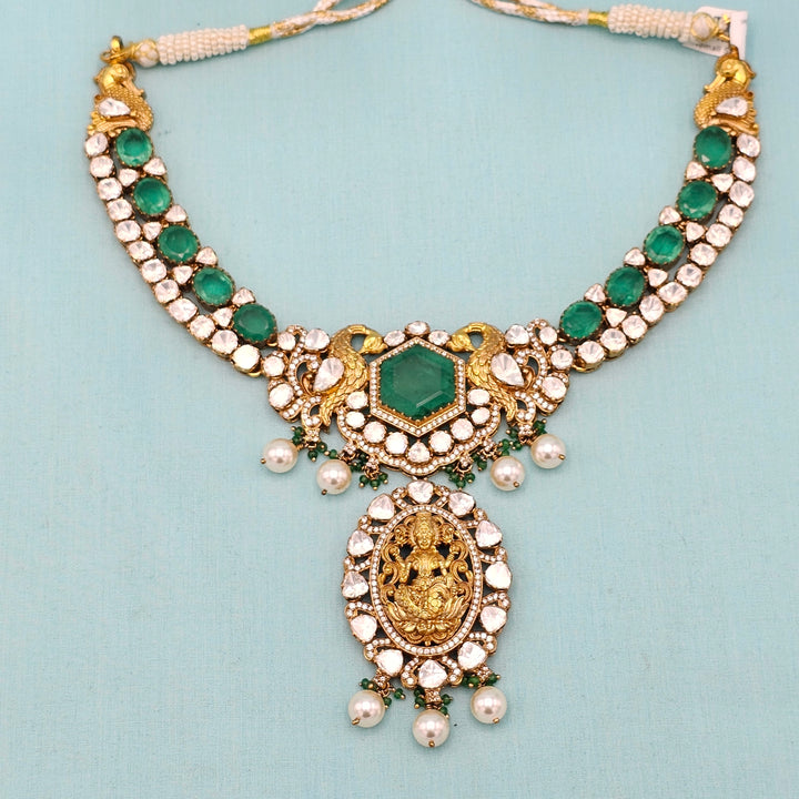 Indian polki Temple jewelry