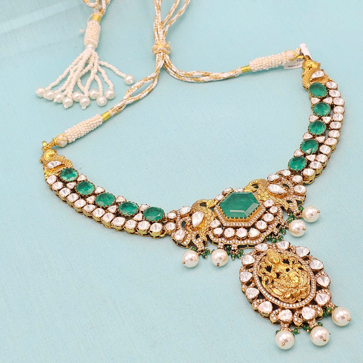 Indian polki Temple jewelry