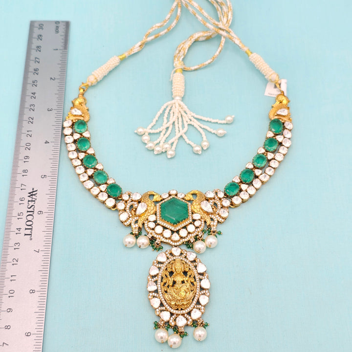 Indian polki Temple jewelry