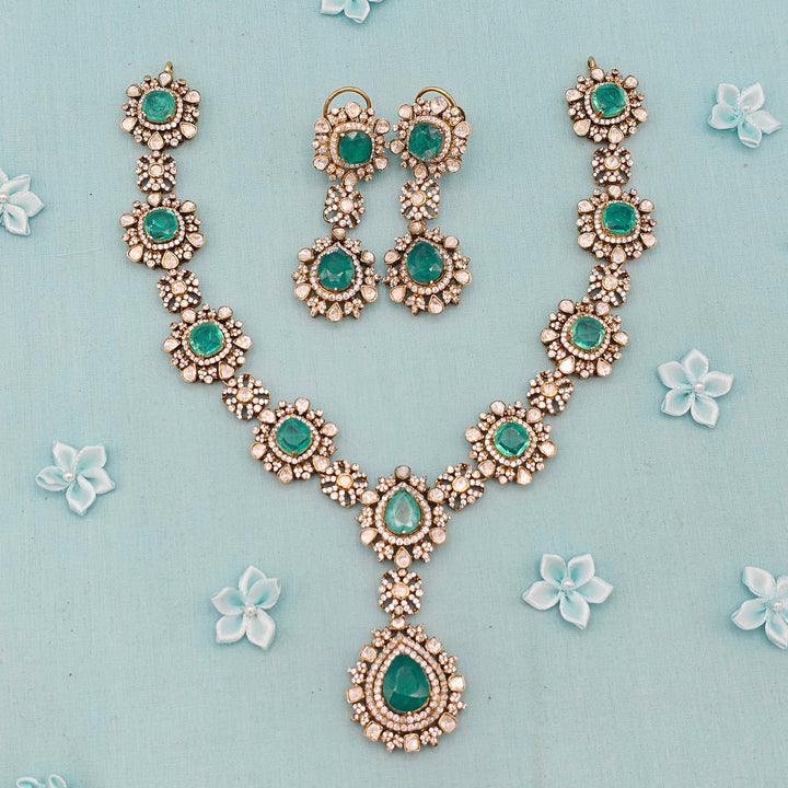Victorian moissanite Choker