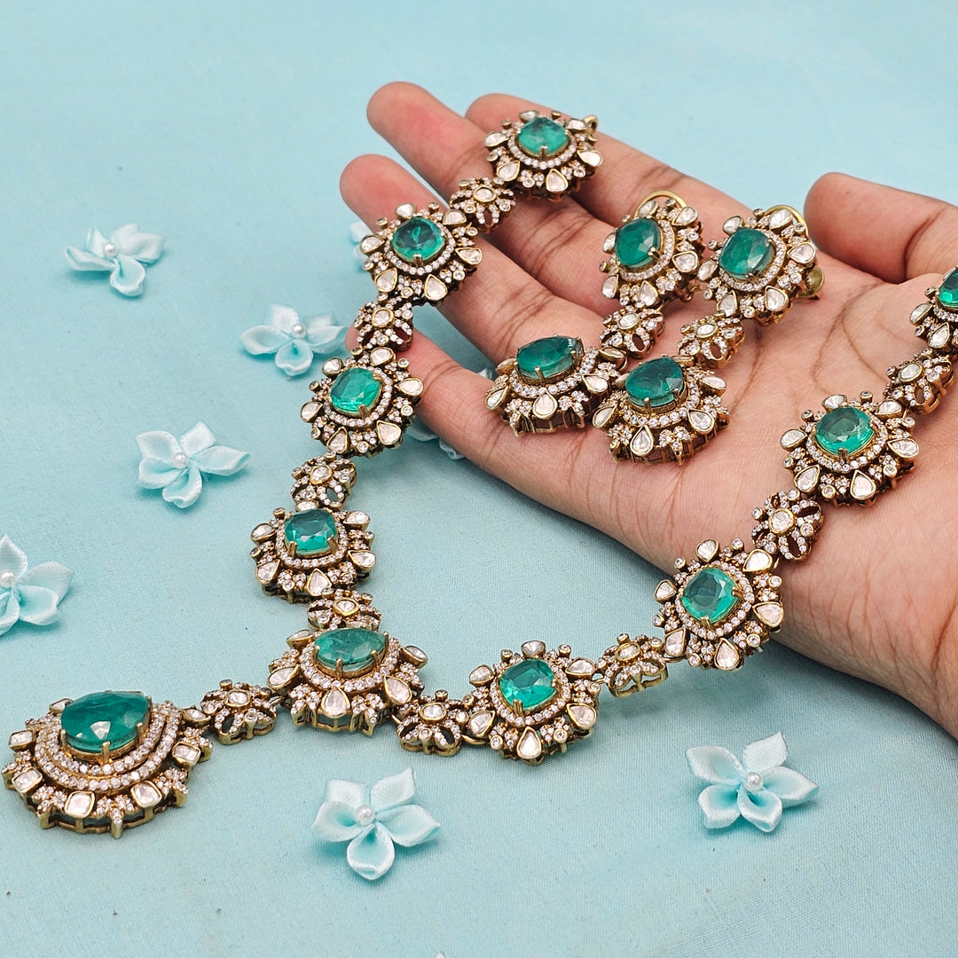 Victorian moissanite Choker
