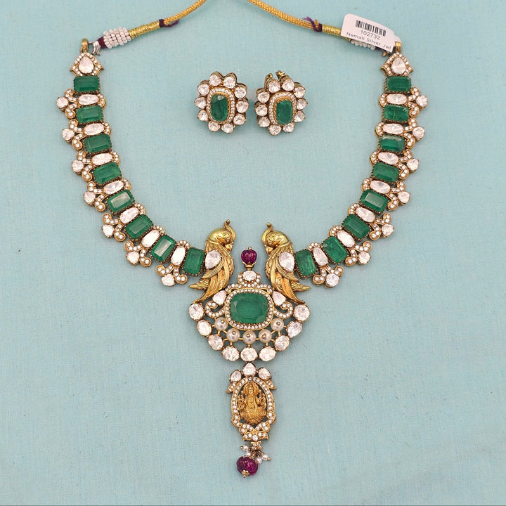 Temple Emerald Necklace set