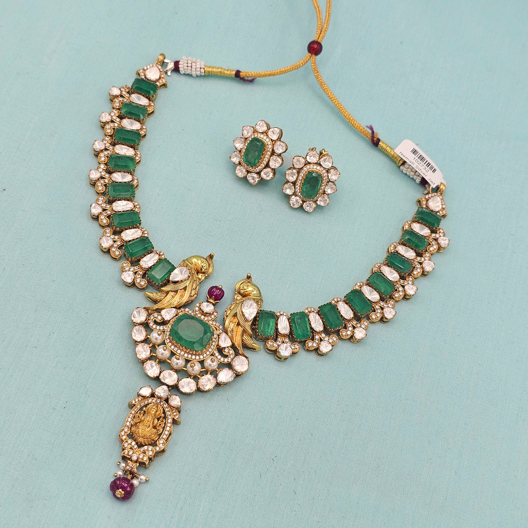 Temple Emerald Necklace set