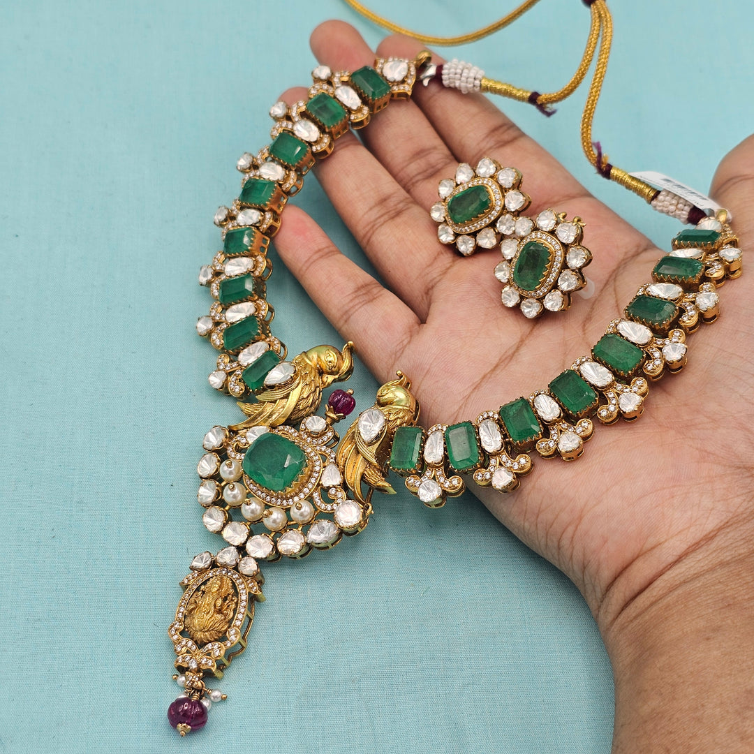 Temple Emerald Necklace set