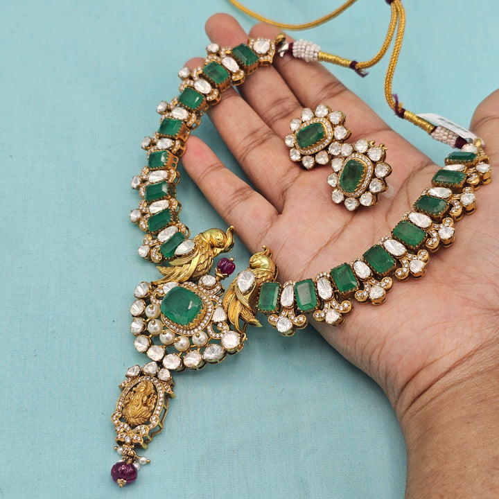 Temple Emerald Necklace set