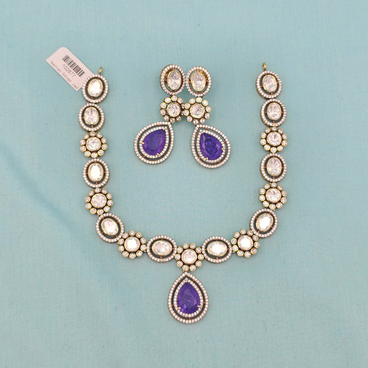 Polki Amethyst Necklace
