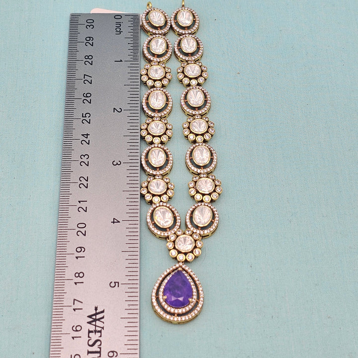 Polki Amethyst Necklace