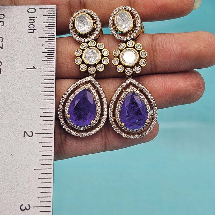 Polki Amethyst Necklace