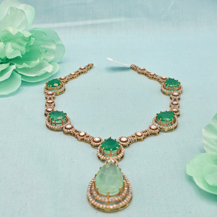 Silver Victorian necklace