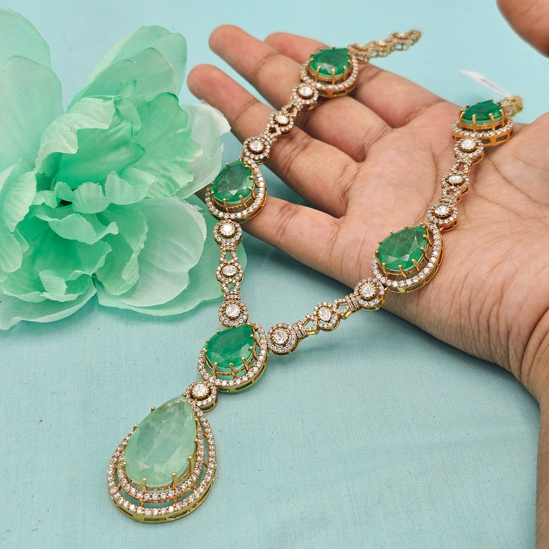 Silver Victorian necklace