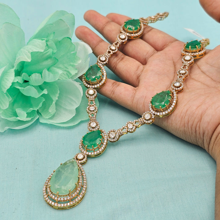 Silver Victorian necklace