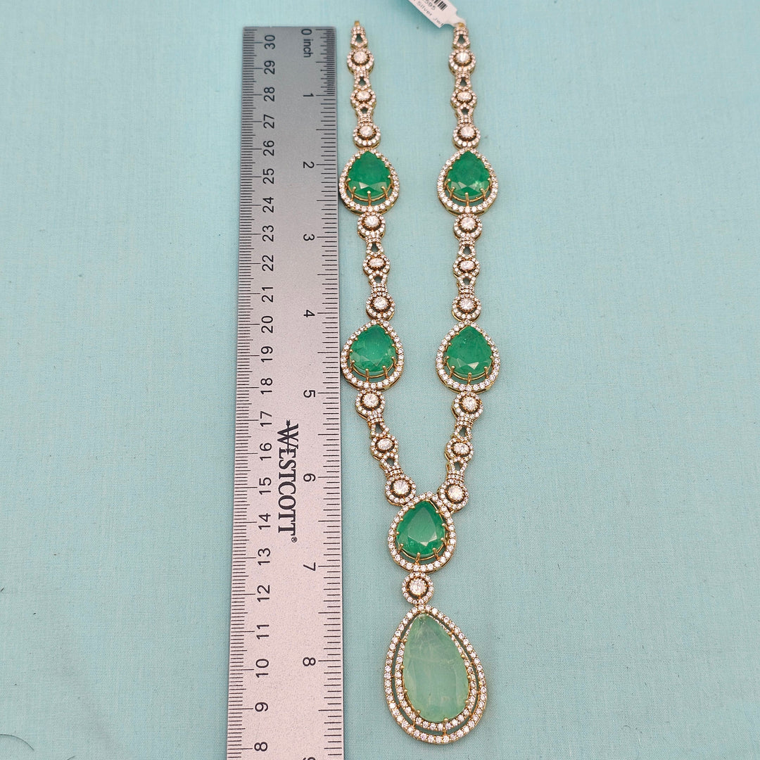 Silver Victorian necklace