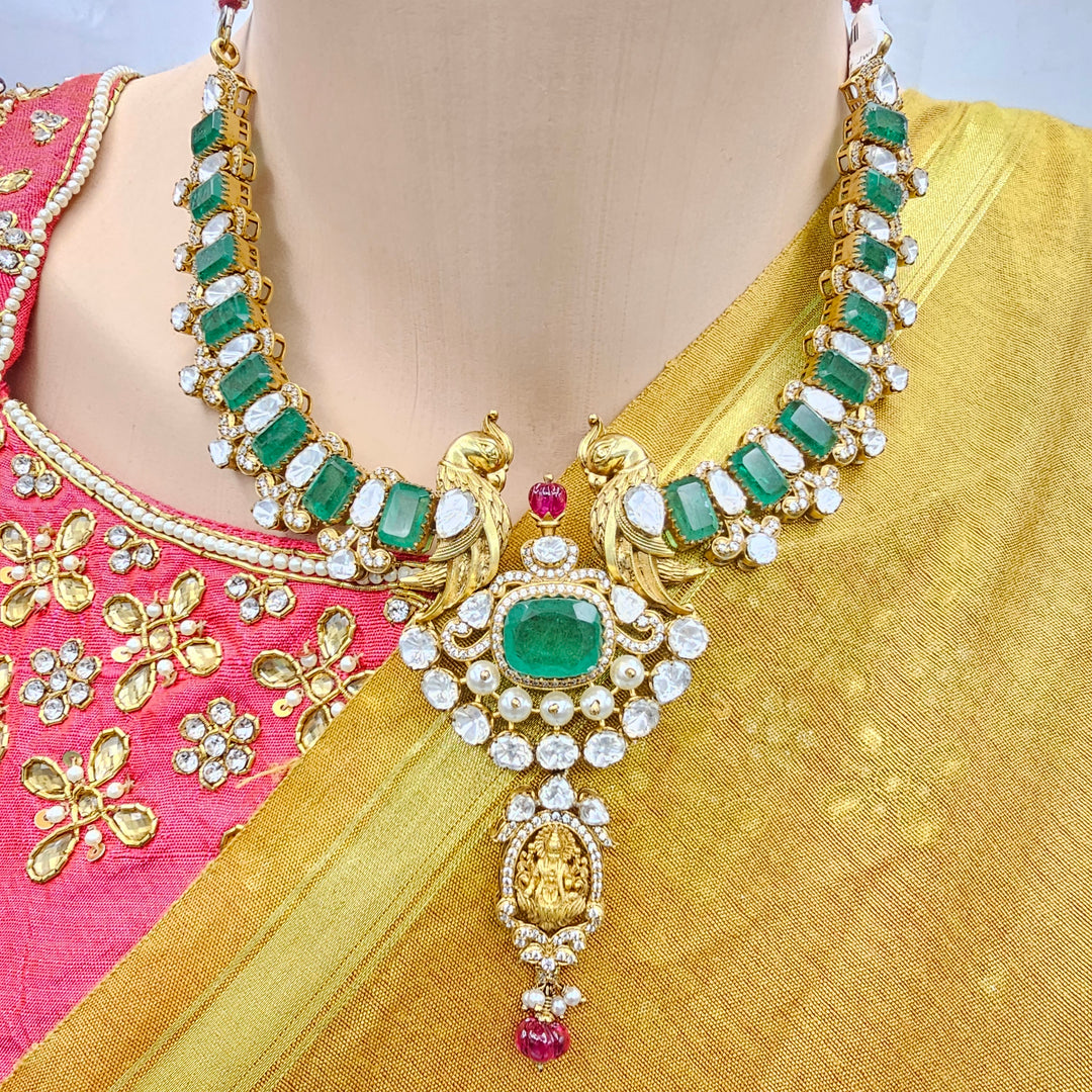 Temple Emerald Necklace set