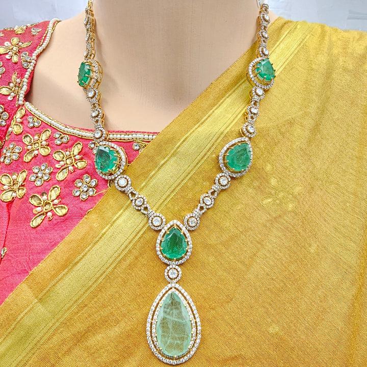 Silver Victorian necklace