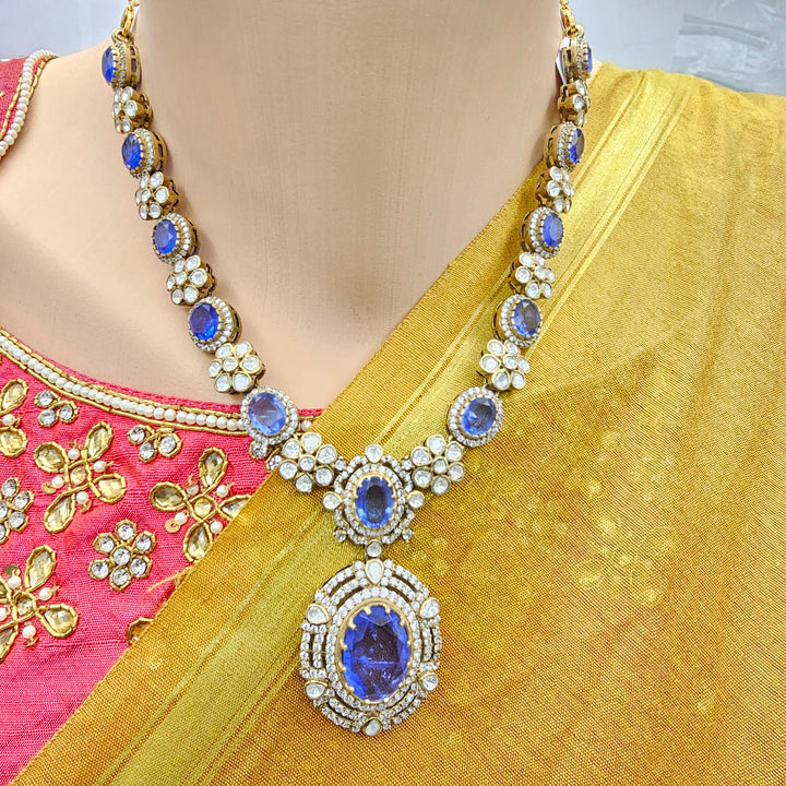 Polki Tanzanite Necklace