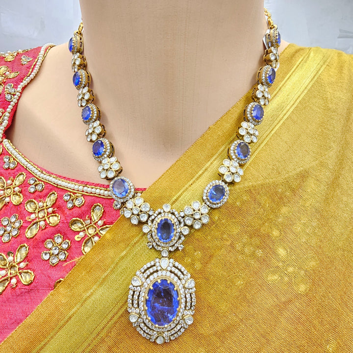 Polki Tanzanite Necklace