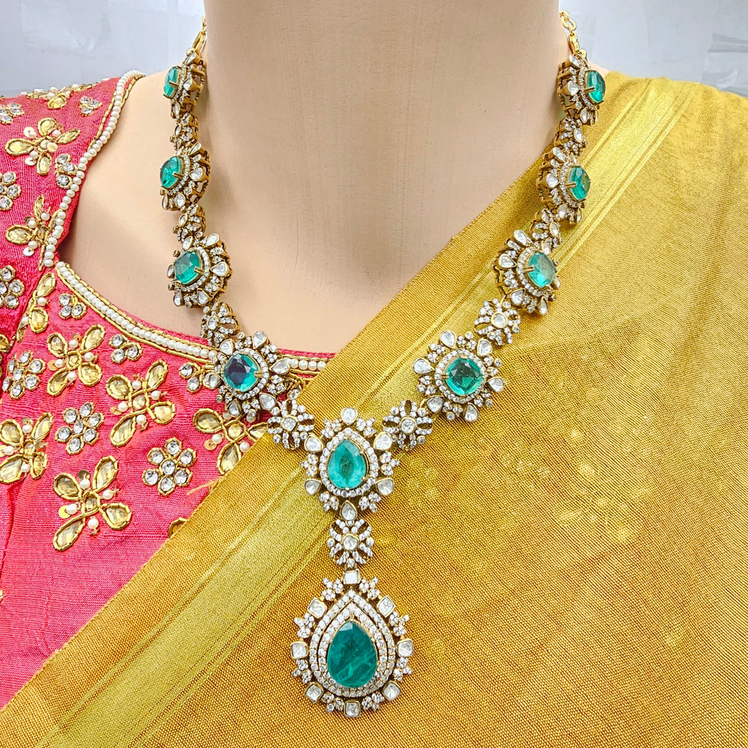 Victorian moissanite Choker