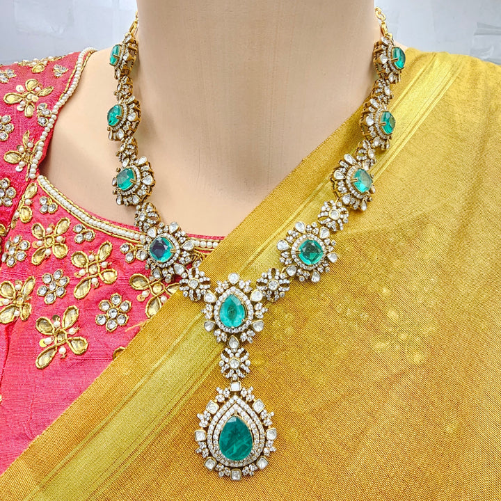 Victorian moissanite Choker
