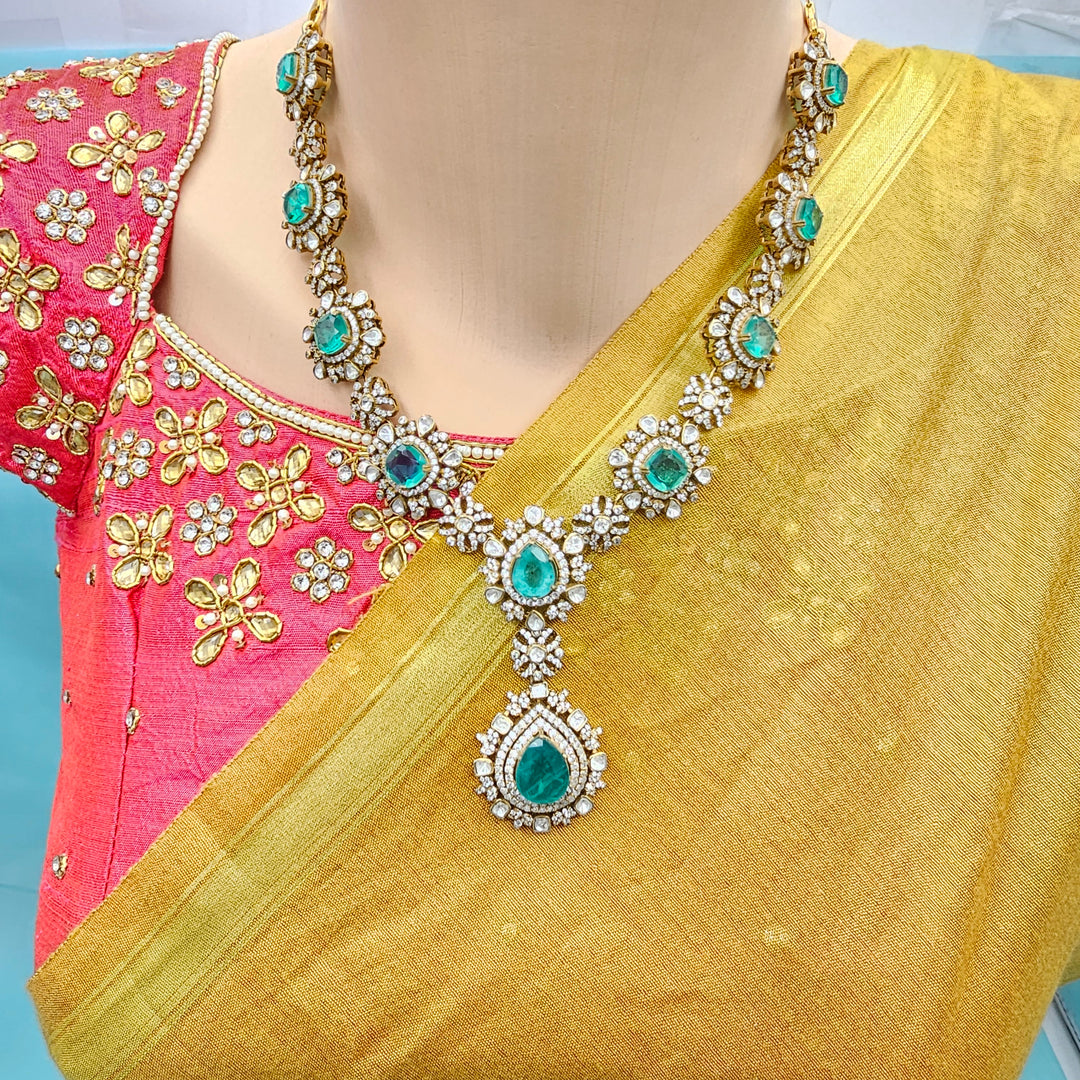 Victorian moissanite Choker
