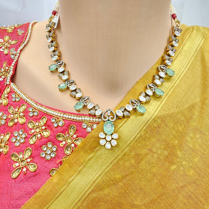 Ruby Moissanite Necklace
