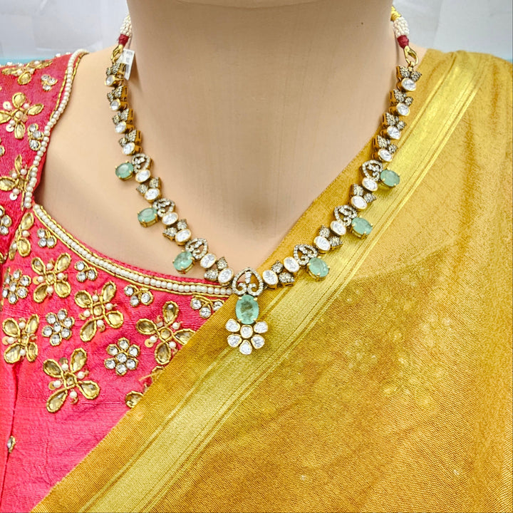 Ruby Moissanite Necklace
