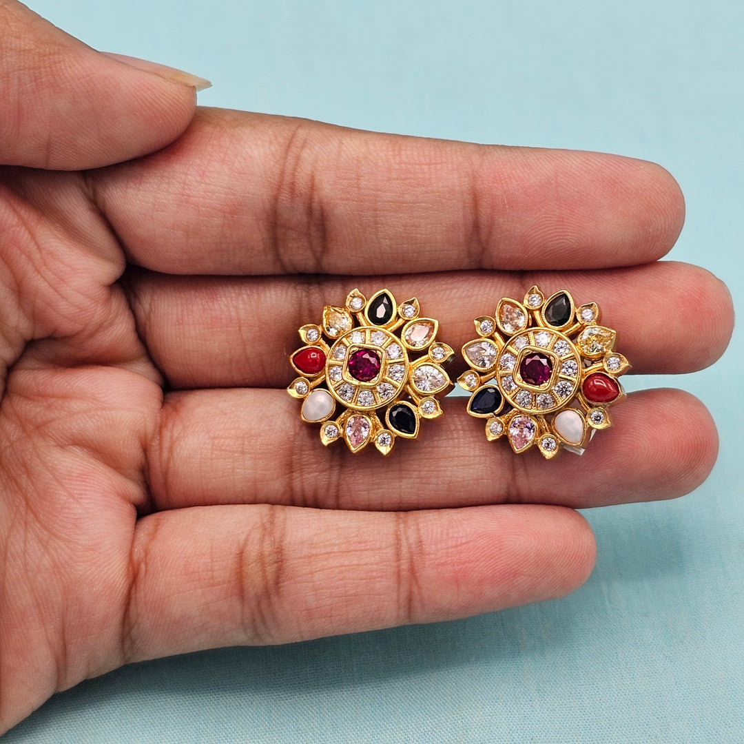 Big Navratna Studs