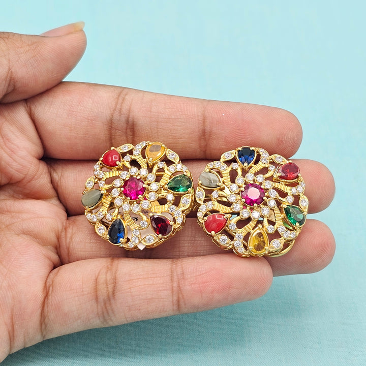 Big Navratna Studs