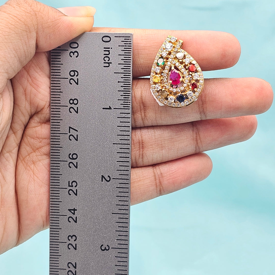 Mango Navratna Studs