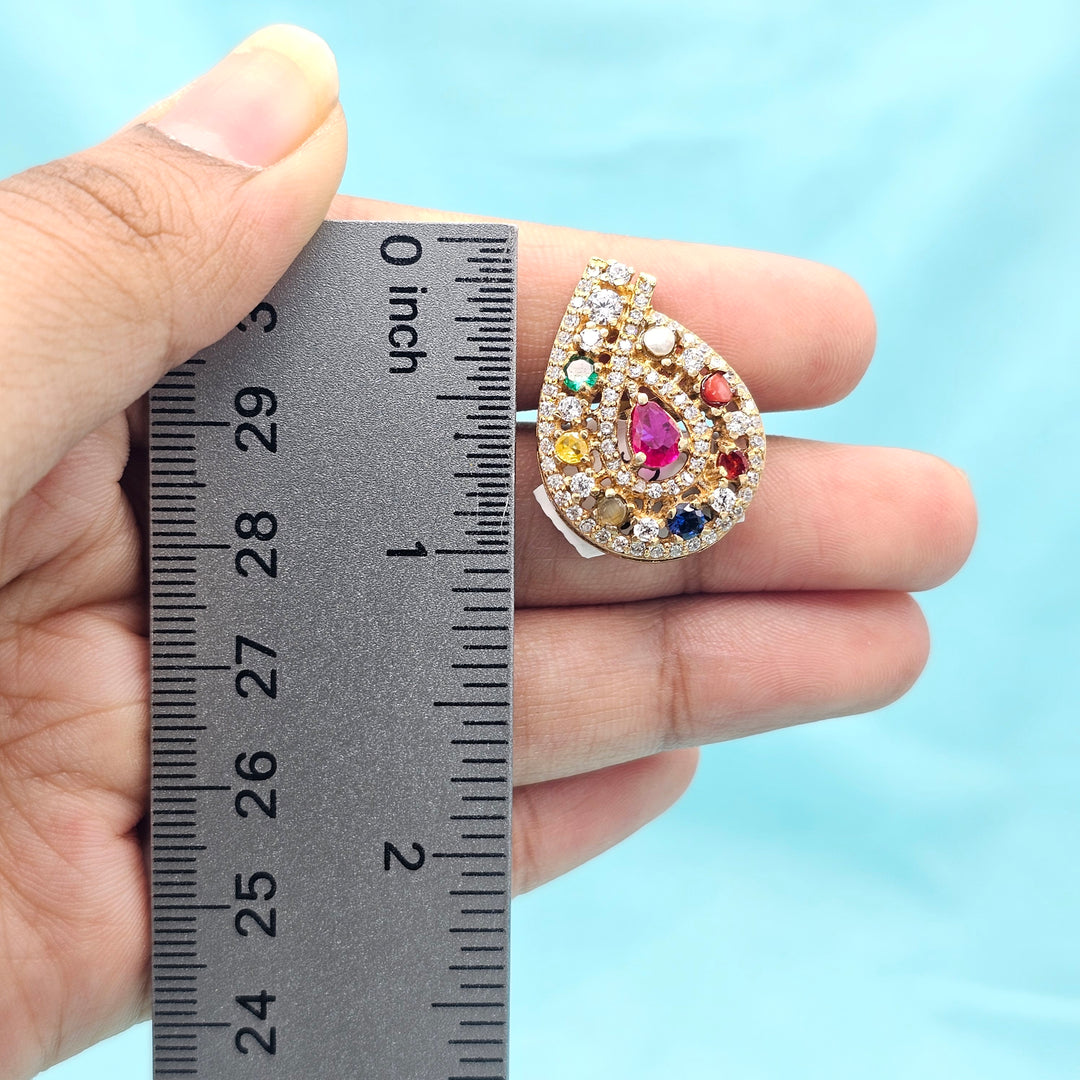 Mango Navratna Studs