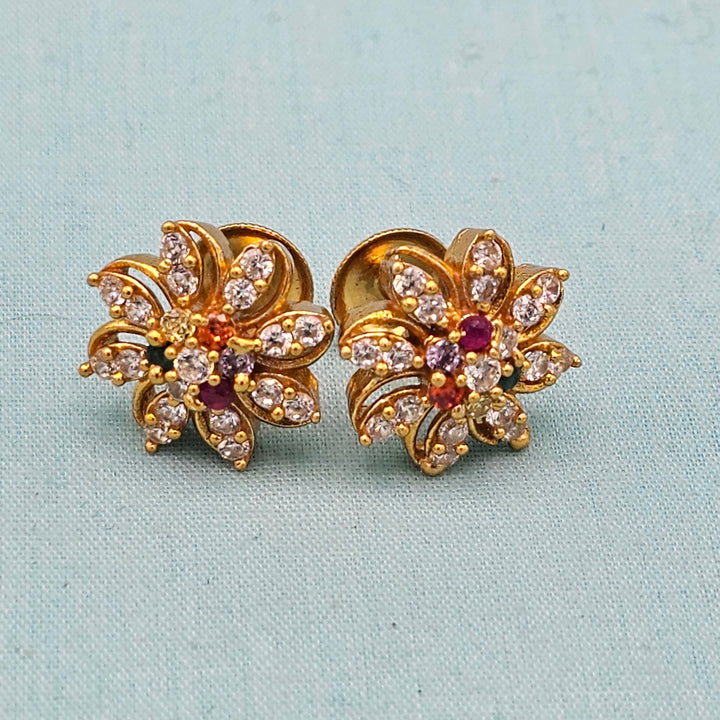 Small Navratna Studs